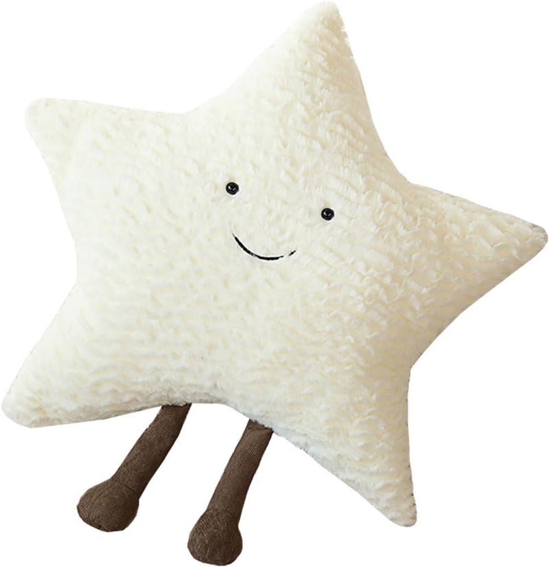 Maxpetus Comfortable Sun Throw Pillow Stars Moon Sofa Cushion Lovely Exquisite Cushion (15.7in, Star) - Image 1